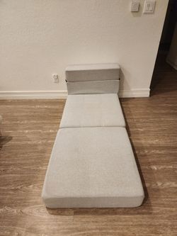 Grey Foam Sleeper Chair