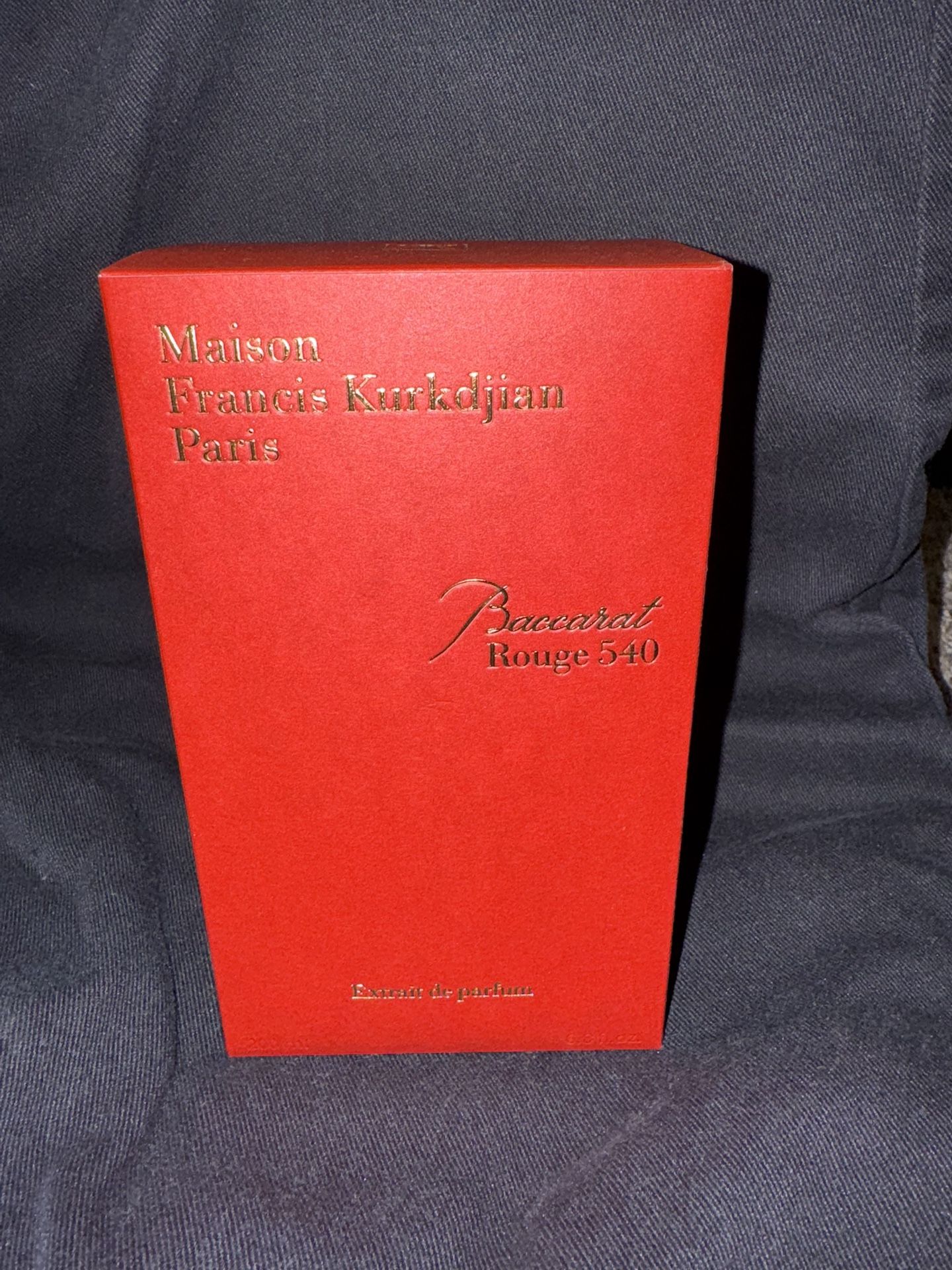 Baccarat Rouge 540 extrait de parfum maison francis kurkdjian 6.8 fl Oz