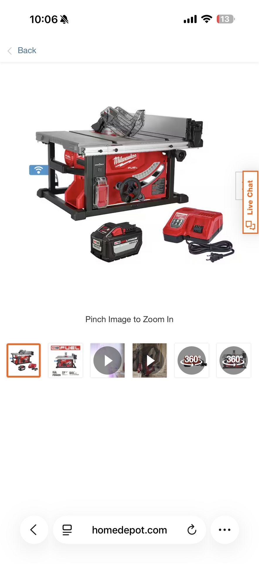 MILWAUKEE CUTTING MACHINE NEW