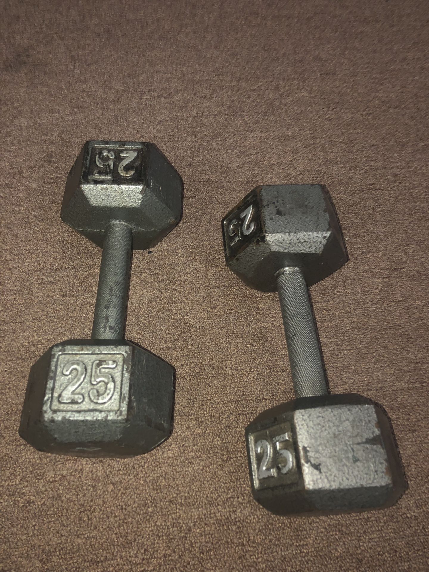 Dumbbell Set - 25 (2x) 5 (2x)