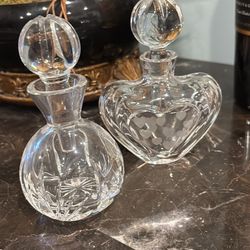 Two Perfume Bottles Marquise By Waterford  