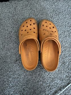 Orange Crocs