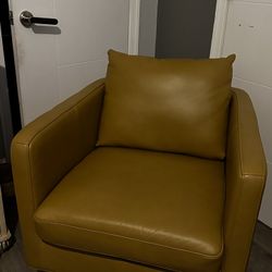 Leather Italia Healer Swivel Chair