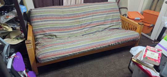 Full Size Wood Frame futon bed