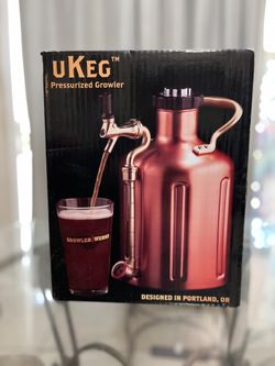 uKeg Pressurized Growler 128 oz -NEW