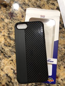 Iphone 7 black case soft grip