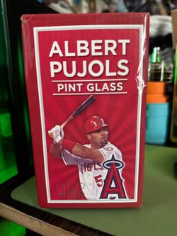 Albert Pujols Pint Glass Anaheim Los Angeles Angels New in Box SGA 2013 MLB NIB