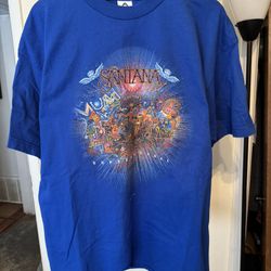 Authentic 1(contact info removed) Carlos Santana Benefit Concert Tee