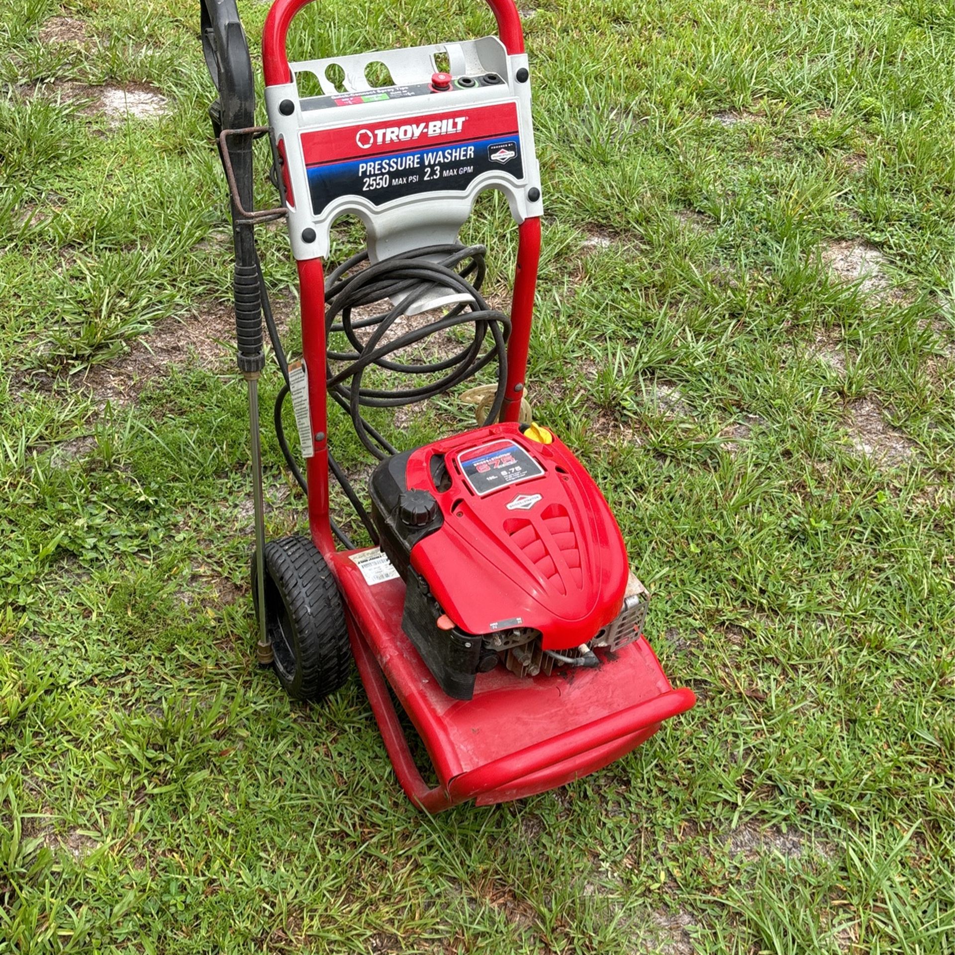 Troy Built Gas Pressure Washer
