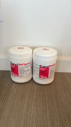 🧴 2 NEW METREX CAVIWIPES – SURFACE DISINFECTANT TOWELETTES