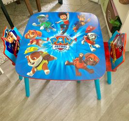 Kids Table with Chairs & Storage