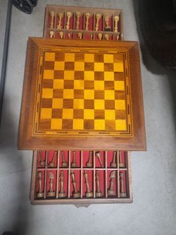 Vintage chess board