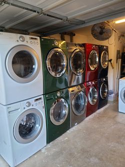 Stackable Washer and Electric Dryer Sets
