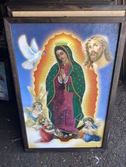 3 ft x 2 ft Cuadro de La Virgen