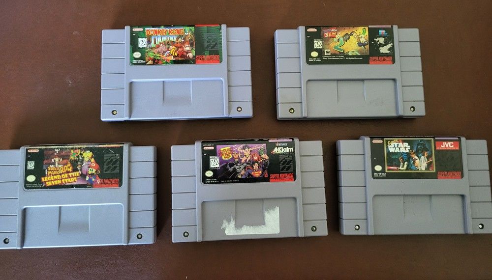 Super Nintendo SNES Games