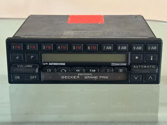 Vintage OEM Mercedes Benz Becker Grand Prix 754 Radio Autoreverse Cassette Player 107 SL