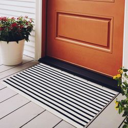 BOHO COTTON HAND WOVEN RUGS RUNNER 2by3 ft FOR LAYERING DOORMAT KITCHEN BATHROOM BEDROOM LIVING LAUNDRY