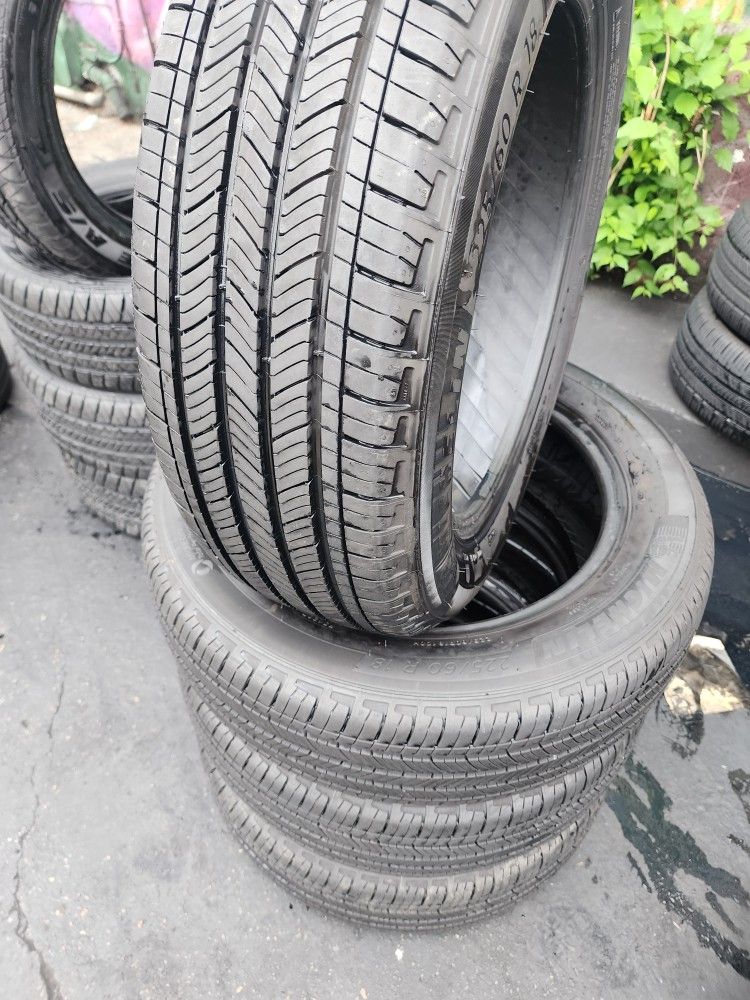 225/60/18 MICHELIN PRIMACY TIRES NEW QTY4 SET WITH INSTALLATION AND BALANCE