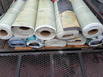 PEEL AND STICK. UNDERLAYMET ROOFING ROLLS 19 AVAILABLE $60 EACH