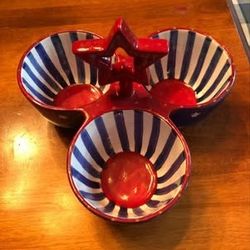 Americana Snack Dish