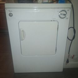 Portable Whirlpool dryer.