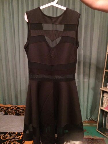 Red peplum party dress size L