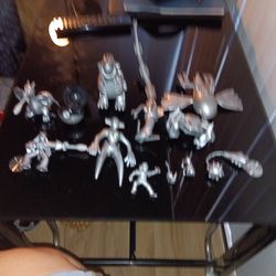 Vintage Pokemon 10th Anniversary Silver Lot of 10 figures 2003-2004