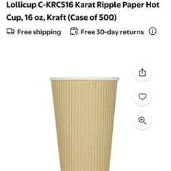 16 Oz Paper Hot Cups