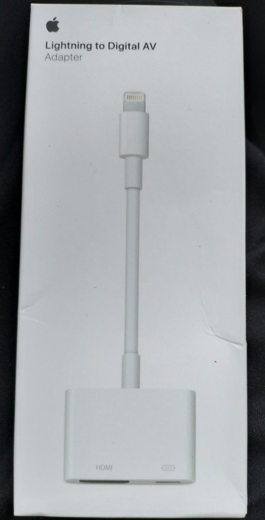 Apple - Lightning Digital A/V Adapter - MD826AM/A White