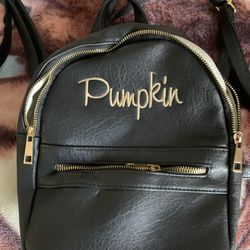 Backpack purse “ Pumpkin “ 
