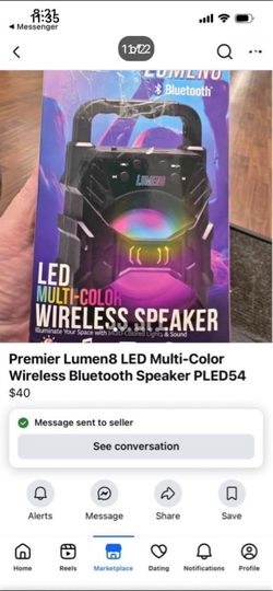 Premier Lumen 8 LED Wireless Bluetooth Speaker