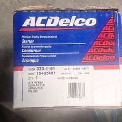 Ac Delco Starter  (contact info removed)