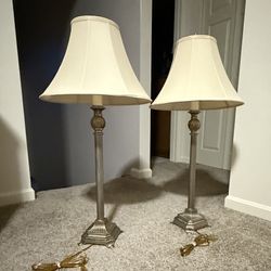 2 Tall Table Lamps