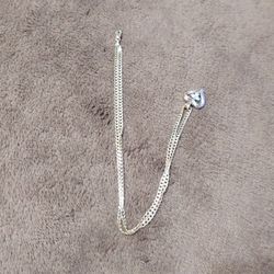 14k Necklace Plus 10k Yellow And White Gold Pendant