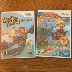 Wii Reader Rabbit And Jump Start Escape From Adventure Island