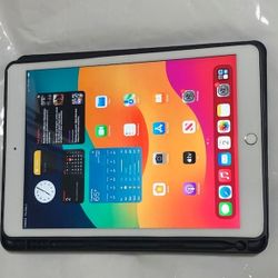 128GB Apple iPad 7th Generation 10.2 inch Wi-Fi and LTE Cellular Use ANY Carrier (T-Mobile At&t Verizon) With Case & Charger