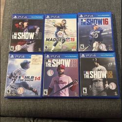 Lot of PS4 6 Games $20 FOR ALL!!!