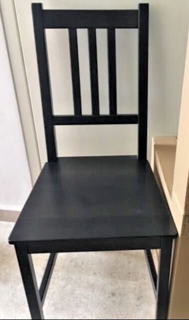4 IKEA Chairs / STEFAN Chaise, brun noir