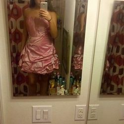 Pink Short Dress 