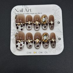 Press On Nails Size S Reusable Handmade