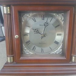 Roman Numeral Antique Clock With Chime