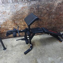 Schwinn IC2 Exercise Cycling Bike And Weider weight bench