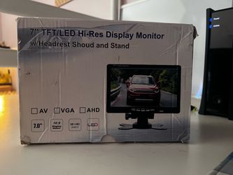 7" TFT/LED Hi-Res Display Monitor with Stand