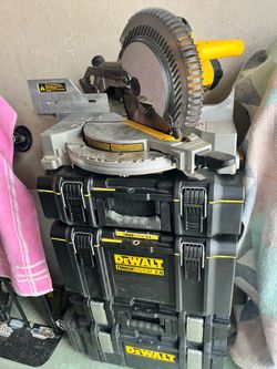 Dewalt  10” miter saw and tool boxes $250