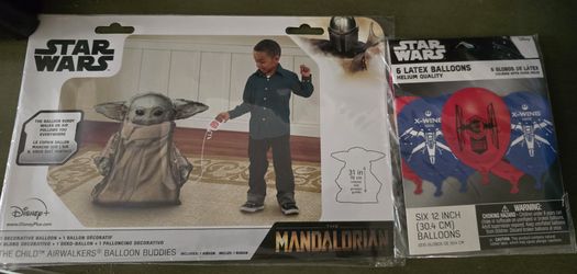 Grogu Big Balloon And 6 Balloons 