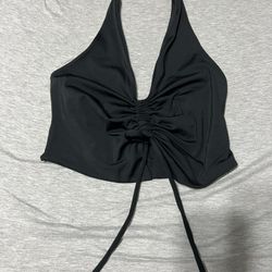 Cotton On Cropped Halter Top 