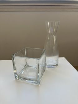 Glass Vases (set of two)
