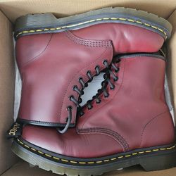 Cherry Red Doc Martin's SZ10