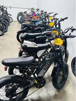 Newly assembled e-bikes and e-scooters ESKUTE/MOVCAN/CAROMA/KICKWAY/HEYBIKE etc