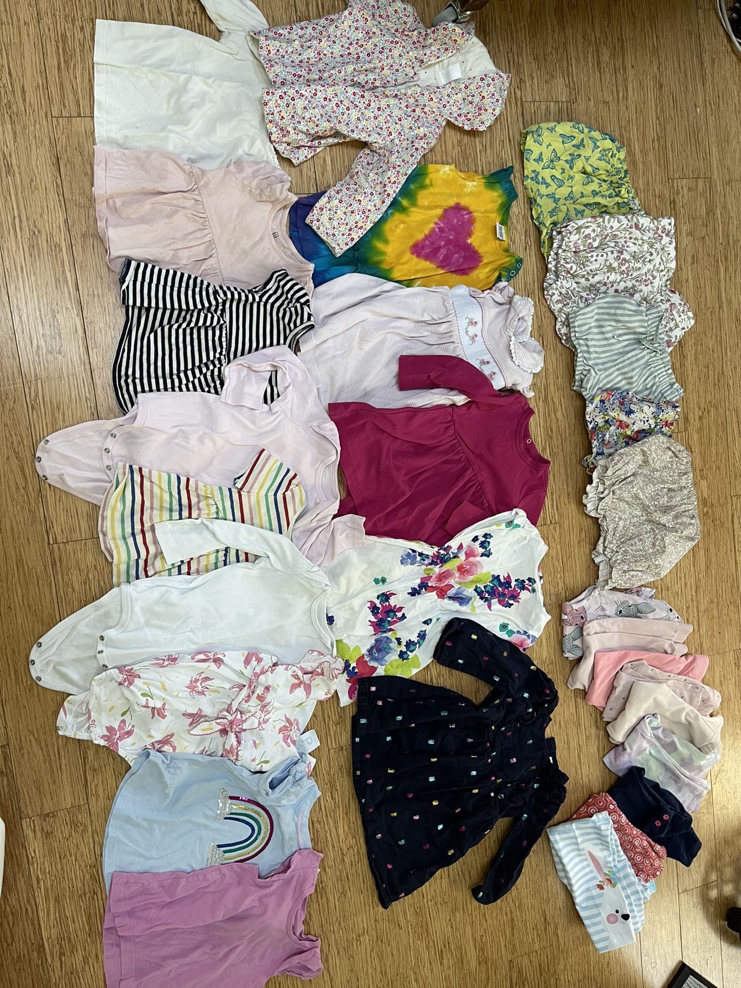 LOT Of Baby Girl Clothes Size 18mo-3t Over 30 Pieces Boutique Clothes 
